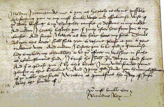 Letter to Cecily