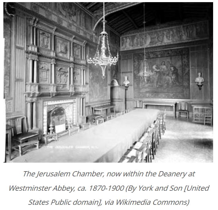 Jerusalem Chamber, Westminster Abbey