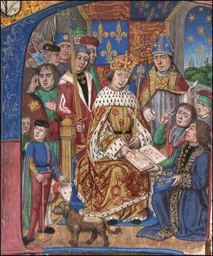 Henry VII in royal robes
